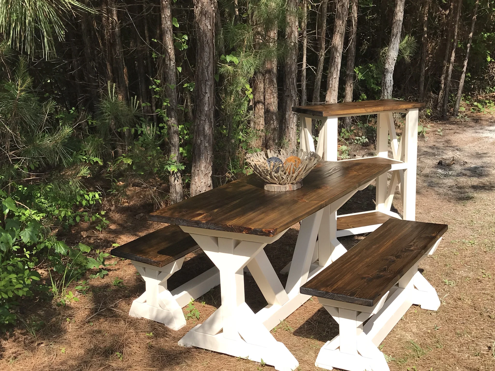 farmhouse dining set with benches.jpg
