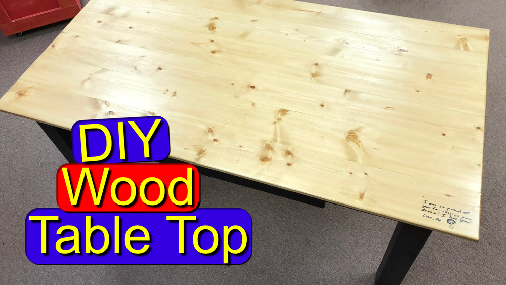 Wood Table Top 731 Woodworks, How To Diy Table Top