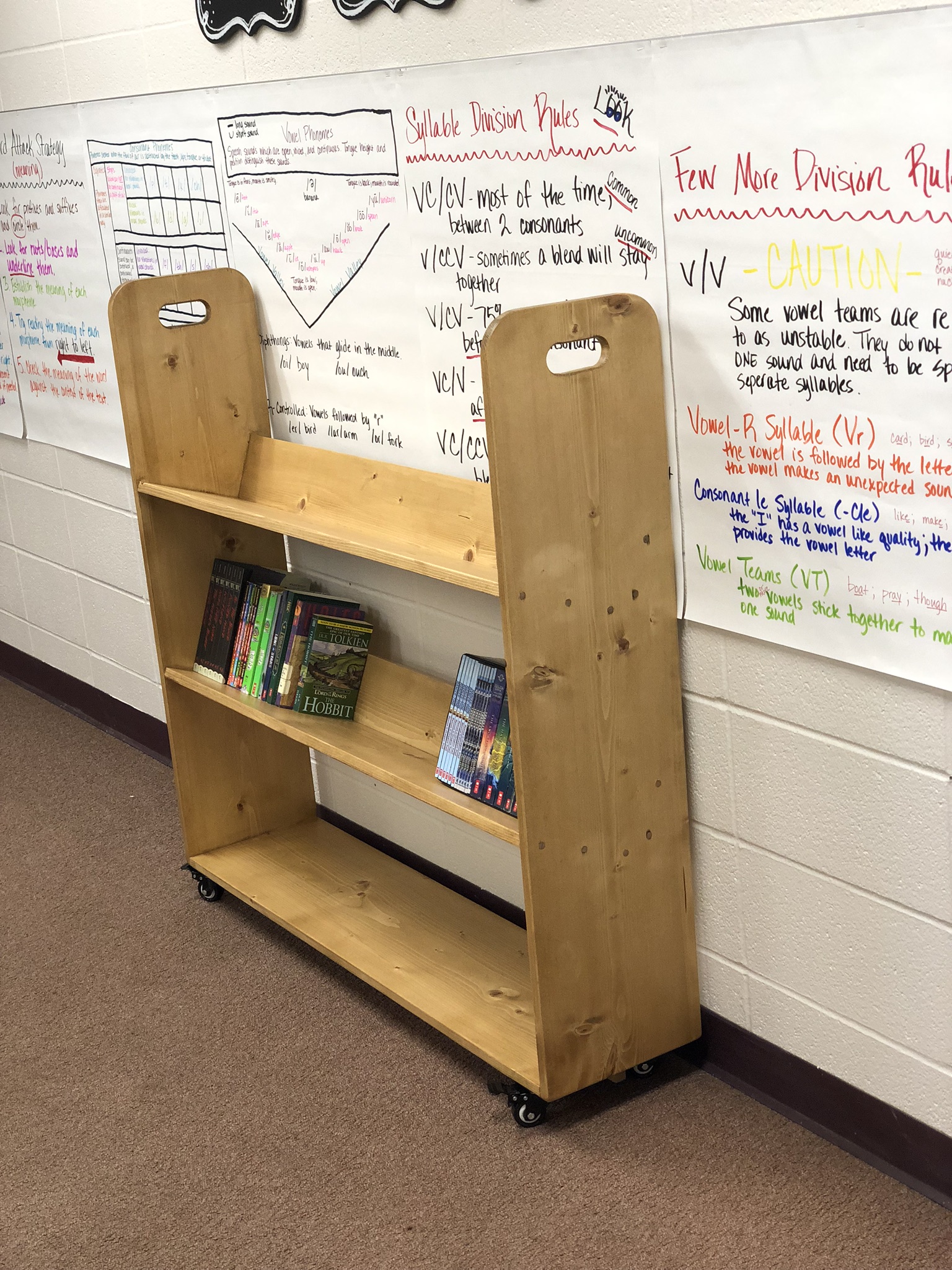 Portable Library Bookcase