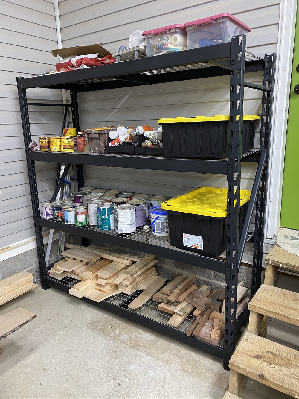 Husky 4 Shelf Heavy Duty Assembly