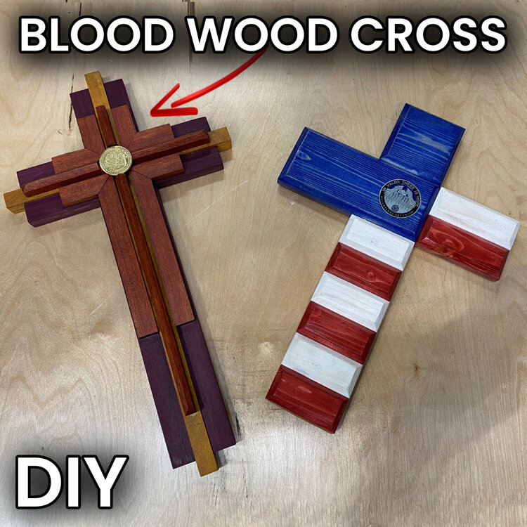 How to Make a Custom Wood Cross  EASY DIY Woodworking Project