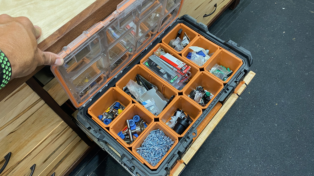 Ultimate Workbench with YouTube Play Button! — 731 Woodworks