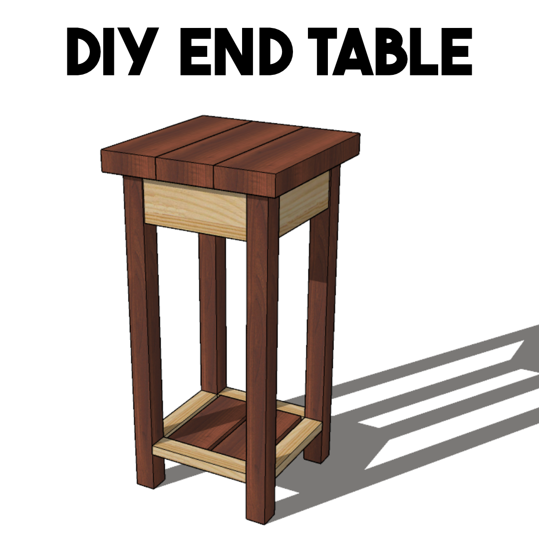 Simple DIY Wood Side Table