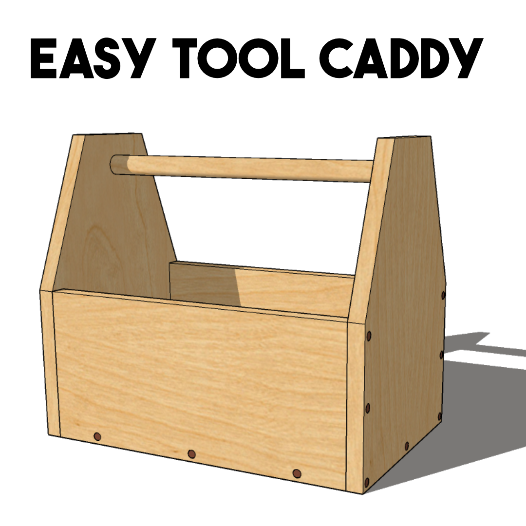 DIY Tool Caddy  Easy Beginner Woodworking Project Plans — 731 Woodworks