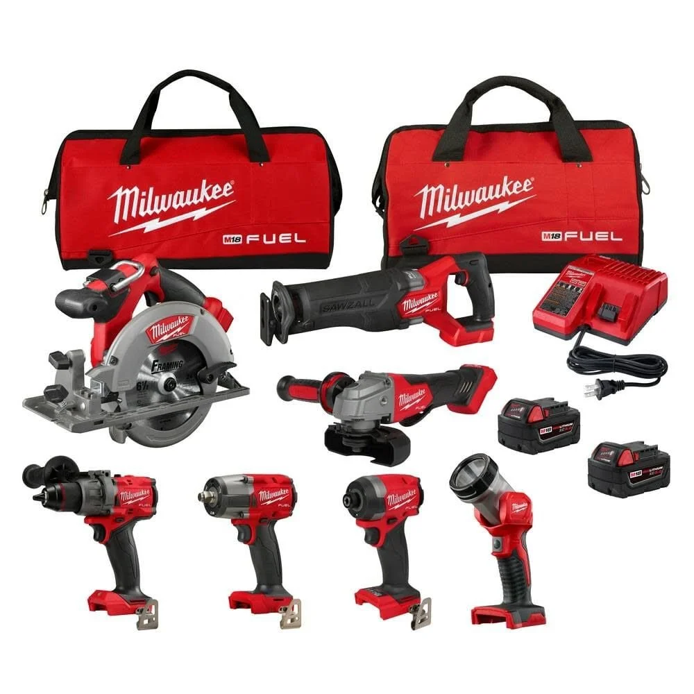 🛠️ Milwaukee M18 FUEL 7-Tool Combo Kit – $300 Off Through 6/22!