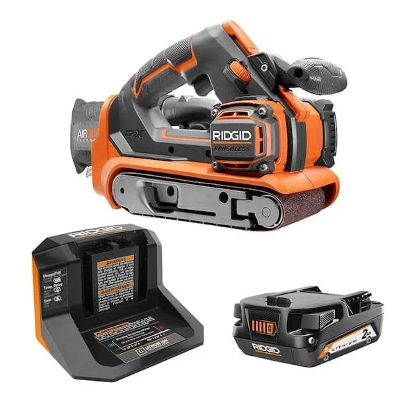 ⚙️ RIDGID 18V Brushless Belt Sander Kit – Today Only! 48% Off (Now $129, Was $249)
