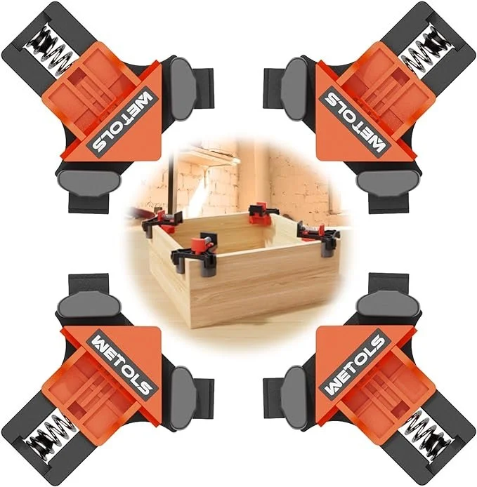 🔥 41% OFF WETOLS Corner Clamp 4-Pack – Perfect Woodworking Gift! 🔥