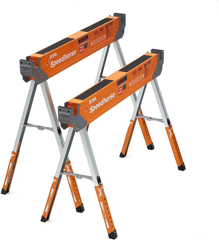 🐎 BORA Speedhorse XT Adjustable Sawhorses (2-Pack) – Now $144 (Was $199)