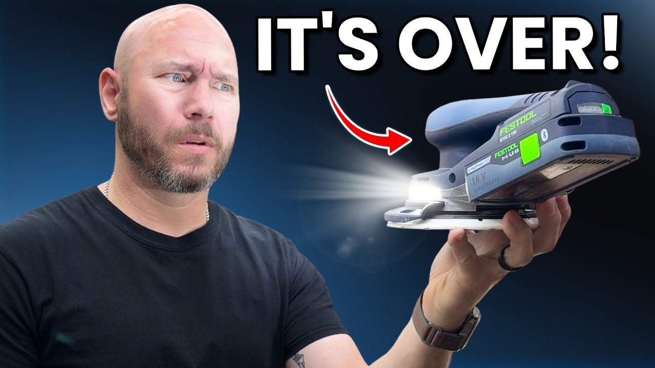 Why Festool’s Cordless Sander with LED Light is a Game-Changer for Woodworkers