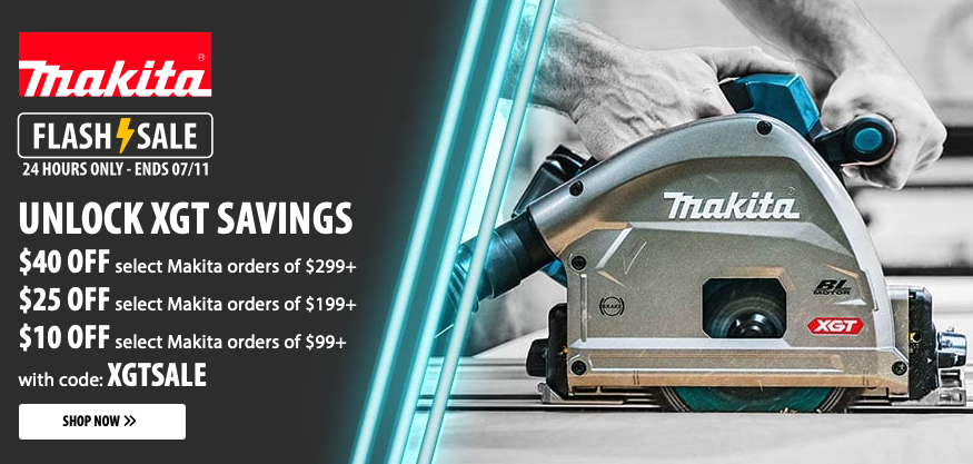🟦 Up to $40 OFF Select Makita XGT Tools — Use Code: XGTSALE (Ends Tonight!)