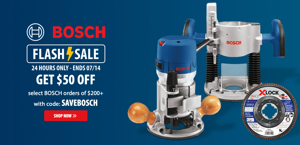 🛠️ EXPIRED Save $50 on Select Bosch Tools Over $200 — Limited Time!