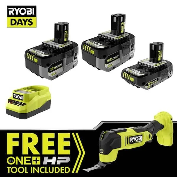 🔧 Today ONLY RYOBI ONE+ HP 18V Multi-Tool Kit-Power, Versatility &amp; Killer Battery Value!