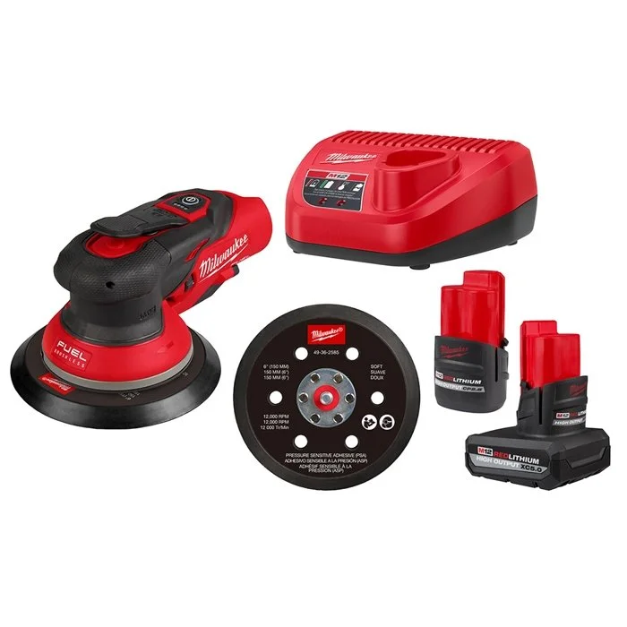 🌀 Milwaukee M12 FUEL 6 Inch Random Orbital Sanders Save 15 Percent