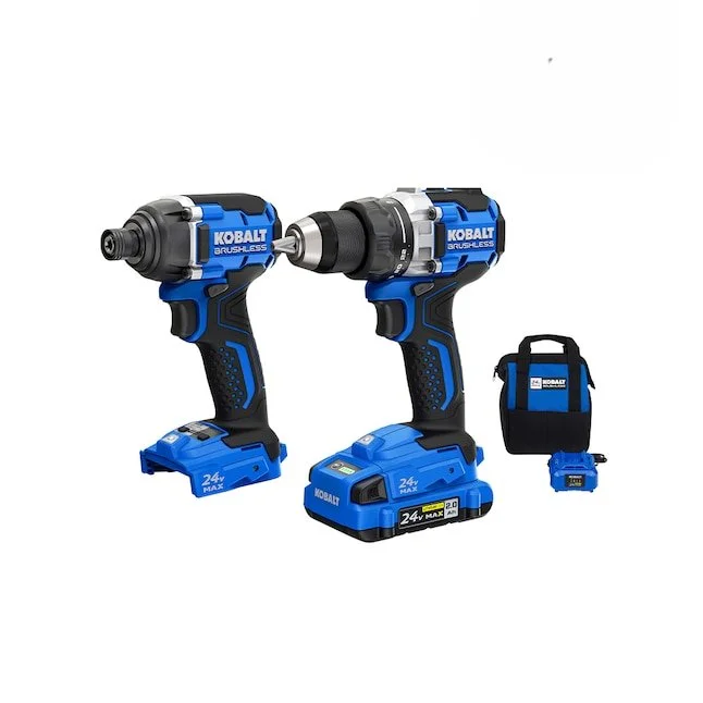 🔥 Kobalt 24 Volt Brushless Drill and Impact Driver Combo Kit Now Just $149 Was $229