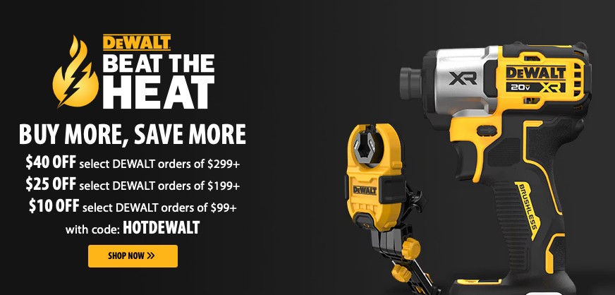 💥 HOT DEWALT DEAL: Save Up to $40 on Select Tools – Today and Tomorrow Only!