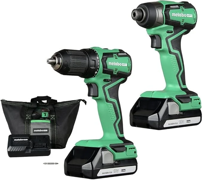 🟢 Metabo HPT 18V Drill and Impact Driver Combo – Now Only $140.50 (Was $179)