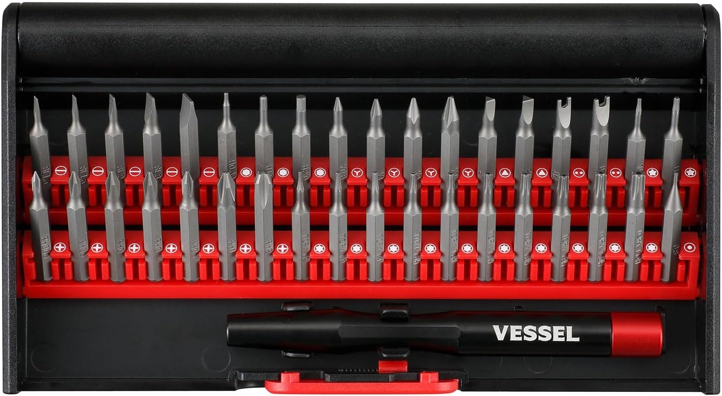 🛠️ Vessel 9836 Precision 36-Piece Bit Set – Now Just $18.74! Lowest Price Ever