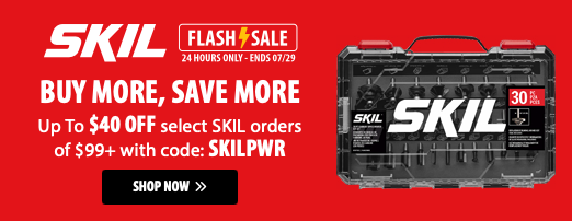 ⚡ Save $10 to $40 on Select SKIL Tools with Code SKILPWR – Ends July 29