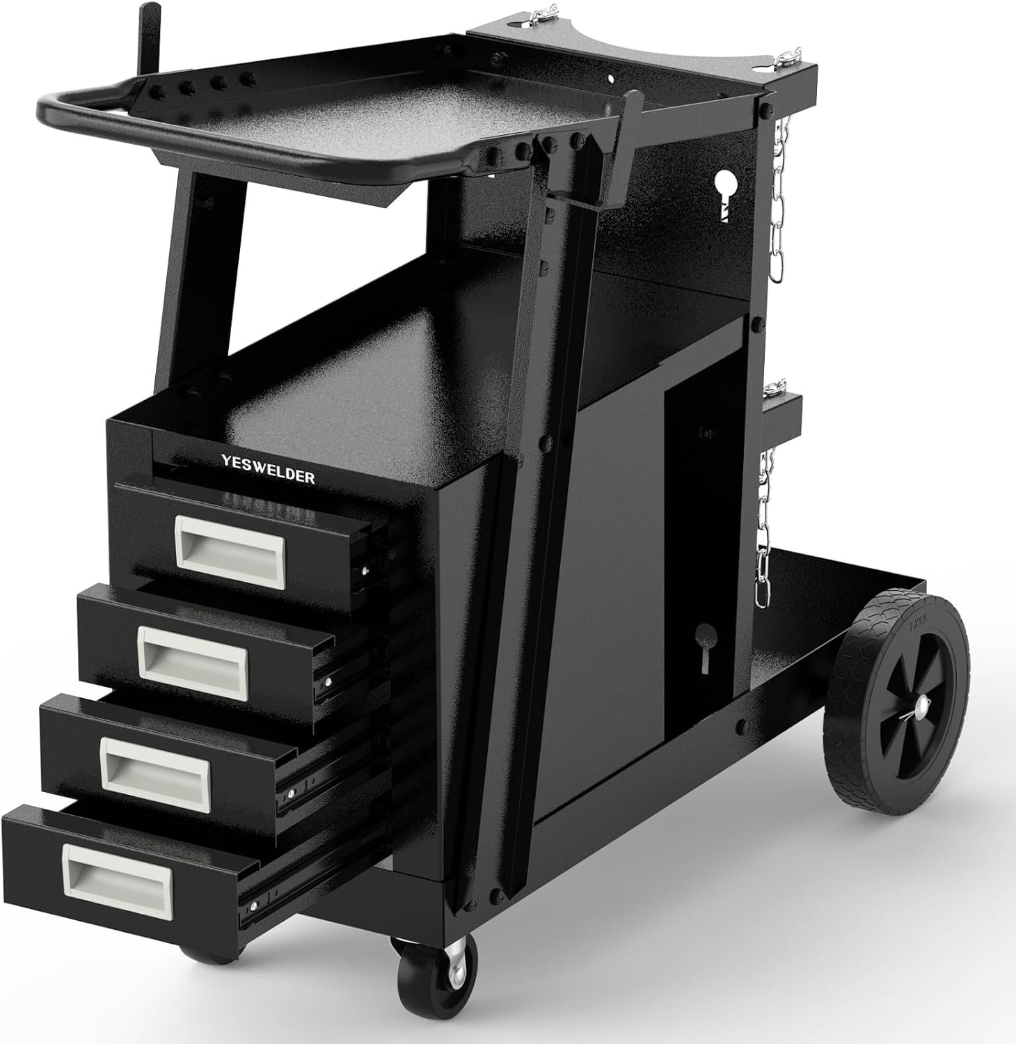 🔥 YESWELDER Heavy-Duty Welding Cart w/ 4 Drawers — Now $103.99 (Was $129.99)