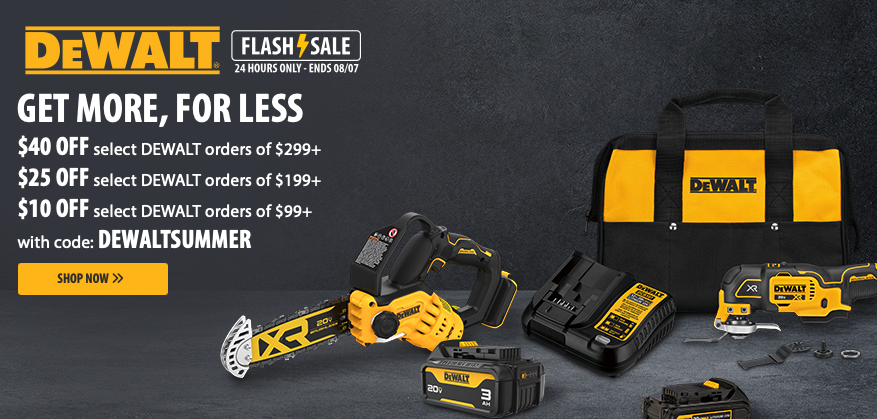 🟡 DEWALT Summer Savings Are LIVE