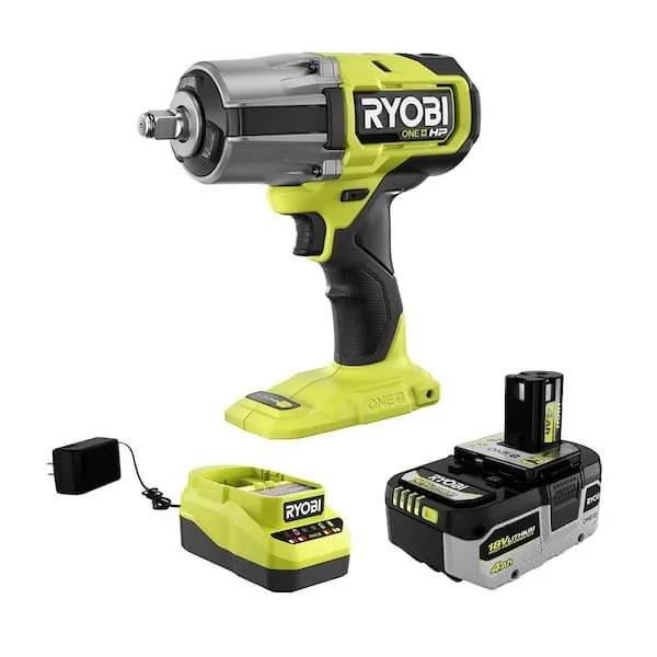 💥 RYOBI 18V High Torque Impact Wrench Kit Only 159 Dollars Right Now