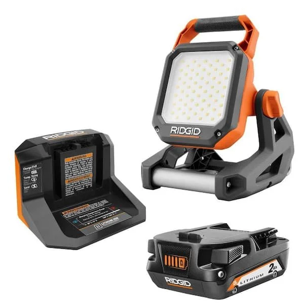 RIDGID 18V Cordless Flood Light Kit only $69 save 65% today only 💡