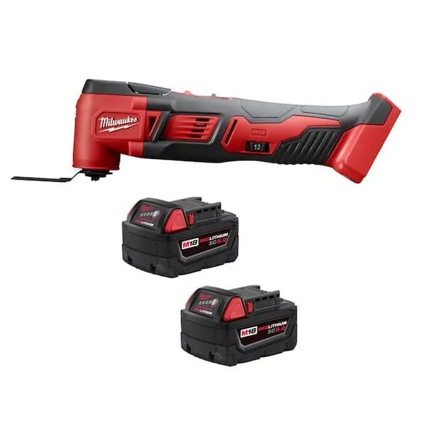 Today Only Milwaukee M18 18 Volt Cordless Oscillating Multi Tool with Two 5.0Ah Batteries Now $249