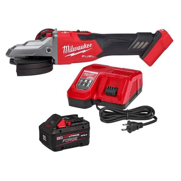 Today Only Milwaukee M18 FUEL 5 in Flathead Braking Grinder Kit with 8.0 Ah Battery Now $329 Save $290