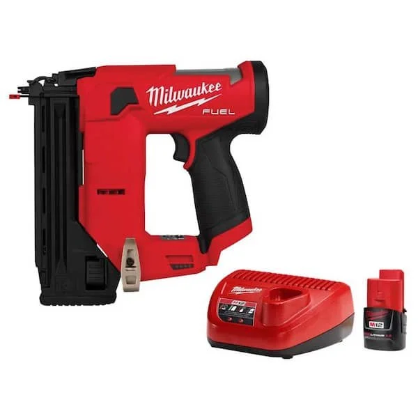 Today Only Milwaukee M12 FUEL 18 Gauge Compact Brad Nailer Combo Kit Only $279