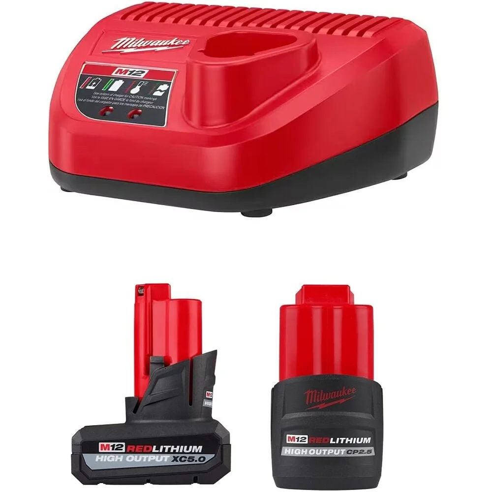 40% Off Today Only Milwaukee M12 REDLITHIUM High Output Starter Kit 2pk Now $179