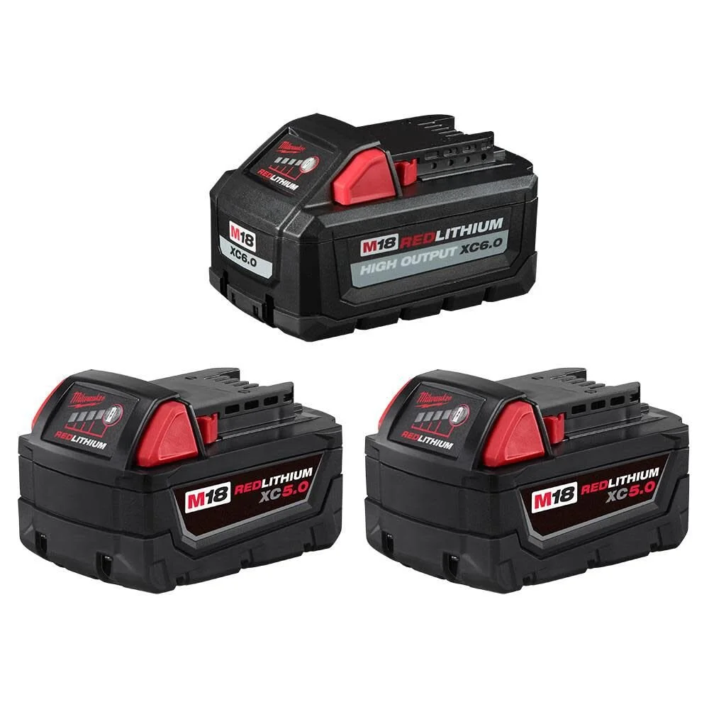 Milwaukee M18 Battery 3 Pack $269 Today Only