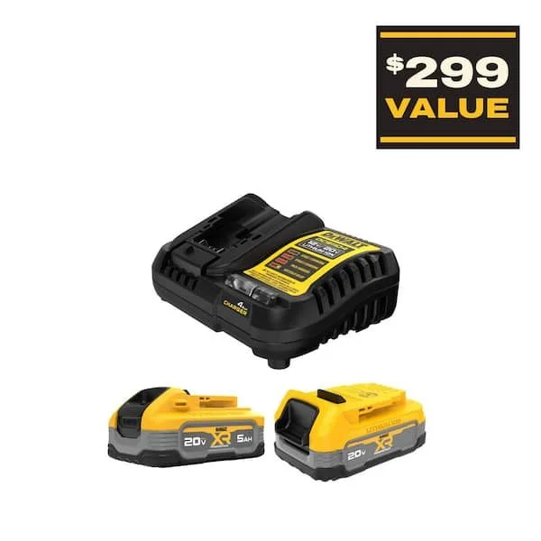 Save $130 DEWALT Powerstack Battery Kit Deal $149