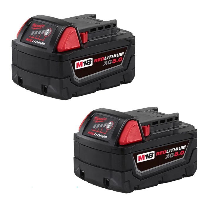 Save $100 Milwaukee M18 Battery 2 Pack Deal $169