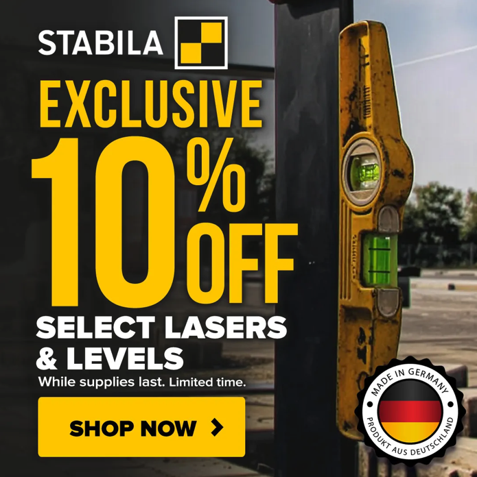 Stabila and Craftsman Tool Deals You Can’t Miss