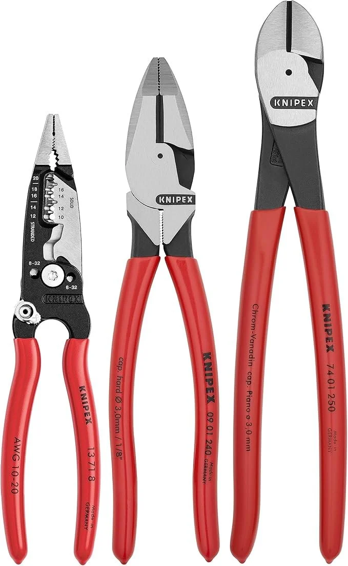 Lowest Price Ever Knipex 3 Pc Electrical Set $96.95