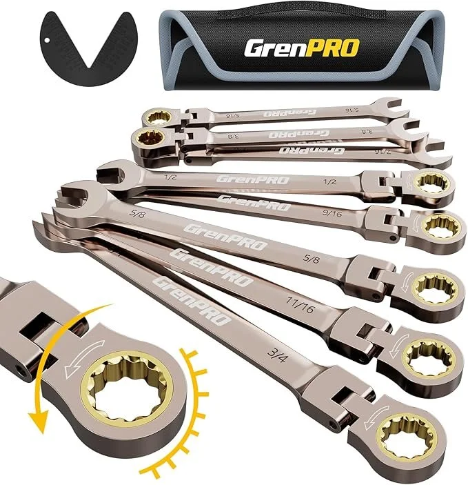 $23 Flex Head Ratcheting Wrench Set Deal