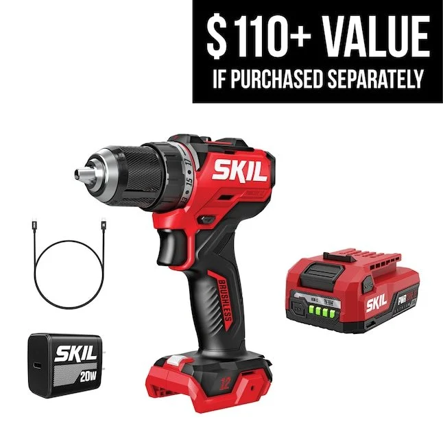 Today Only SKIL PWR CORE 12V Combo Kits Deal $39.98 Save $40