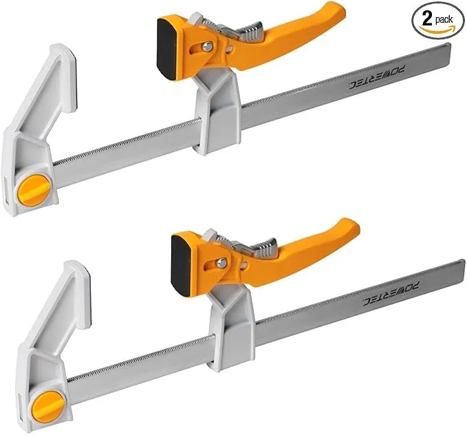 POWERTEC 12in Bar Clamp 2 Pack Deal $16.91