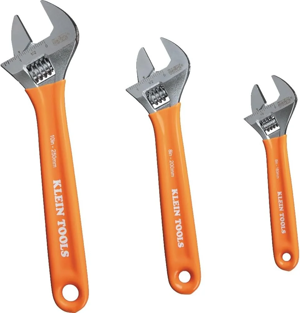 Klein Tools 3-Piece Adjustable Wrench Set Deal $29