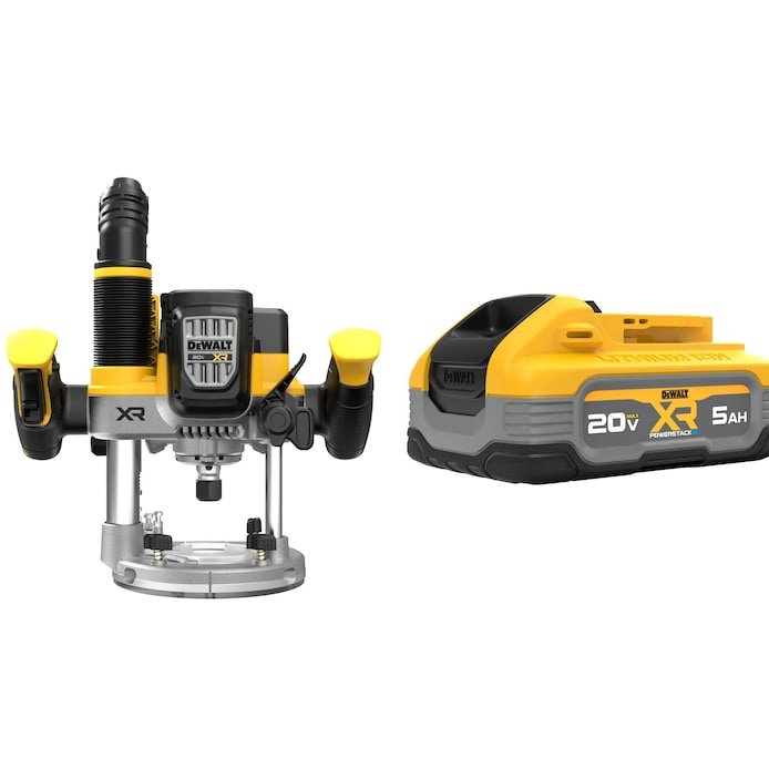 Today Only DEWALT XR Plunge Router Deal w FREE Battery