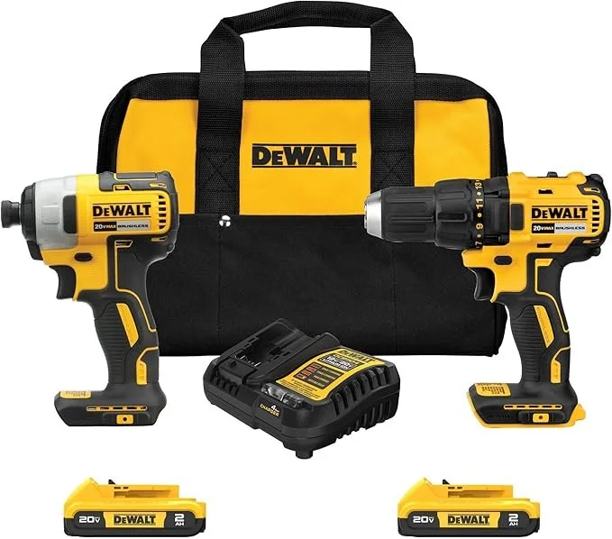 38% Off DEWALT 20V Drill and Impact Kit $154