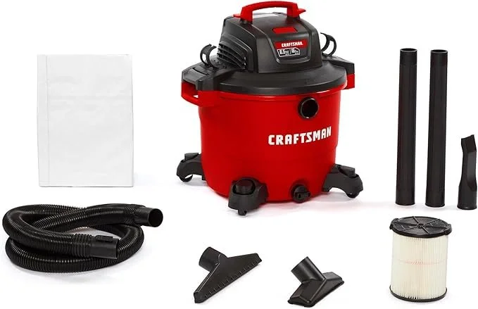 CRAFTSMAN 16 Gallon Wet Dry Vac Deal $128.99 Save 23%