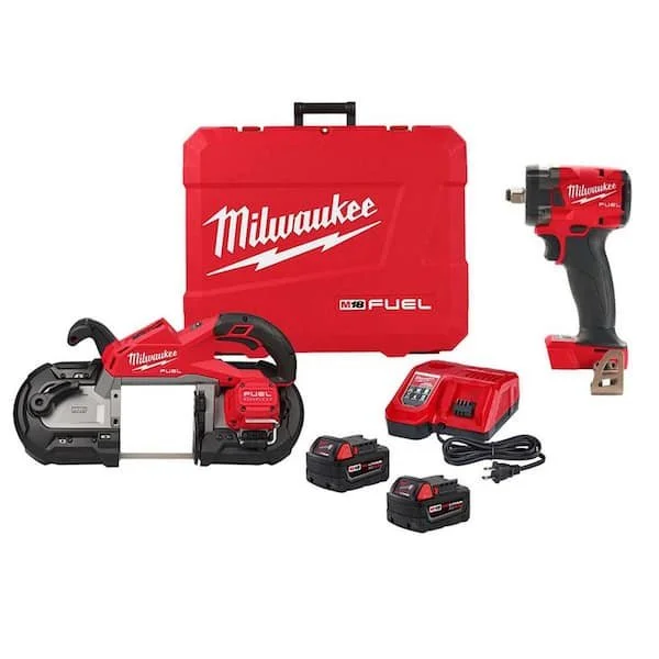 Today Only Save $310 on Milwaukee M18 FUEL Band Saw Kit