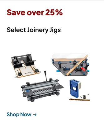 🧰 Save up to 30% on Rockler Joinery Jigs Deal