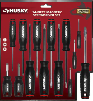 59% Off Husky Screwdriver Set Deal Only $14.88