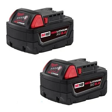Today Only Save 15% on Milwaukee M18 XC5.0 Battery Deal $169.15