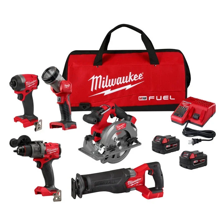 Milwaukee M18 FUEL 5 Tool Kit $749 Save $150 Deal