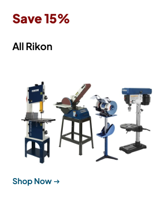 🔥 15% Off Rikon Power Tools and Accessories