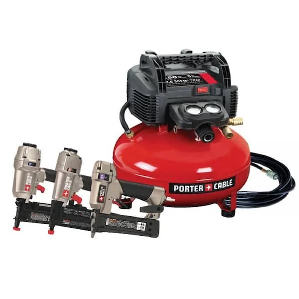 Today Only Porter Cable Compressor Nailer Kit $127