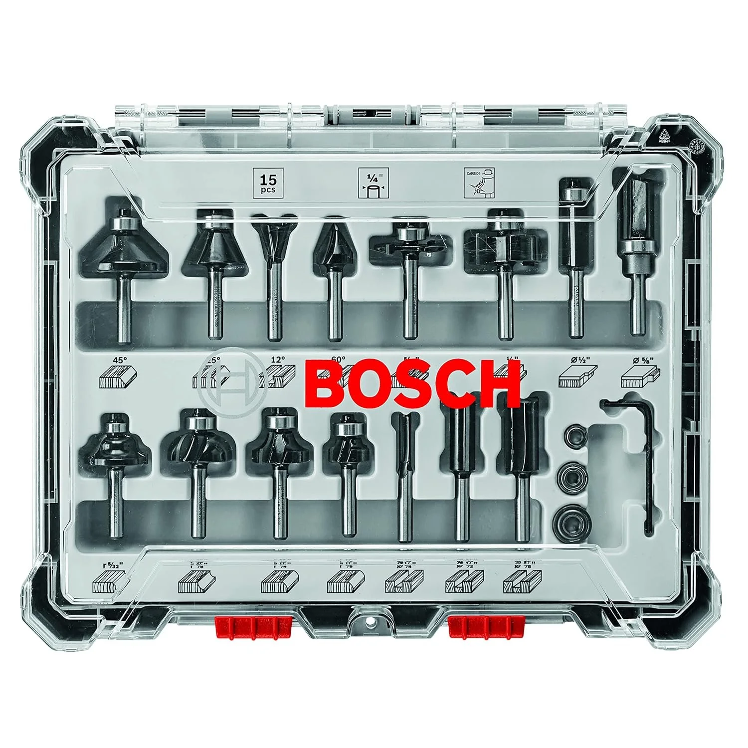🛠️ 30% Off Bosch 15pc Router Bit Set Now $66